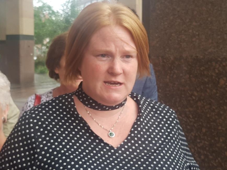 Pain: Caroline Dean described how she and her husband were regularly followed and threatened