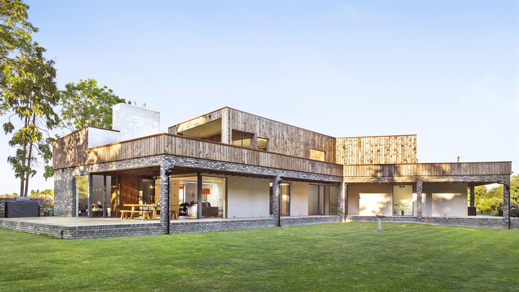 Hidden delight: This expansive, modernist house cannot be seen from the road