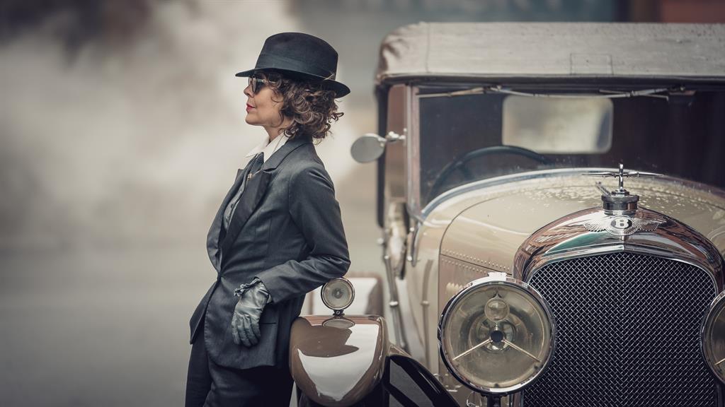 Looking the part: Helen McCrory plays Polly Gray in the hit show PICTURE: BBC