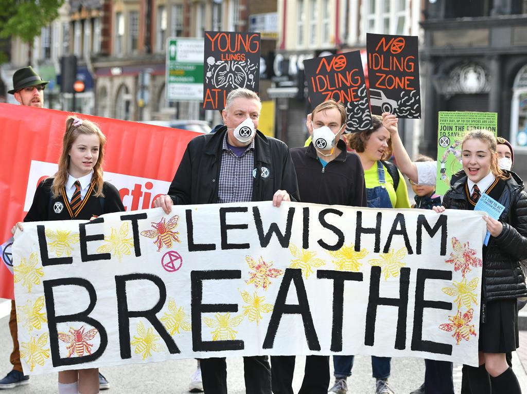 Risk: Extinction Rebellion protest in June over fumes PICTURE: PA