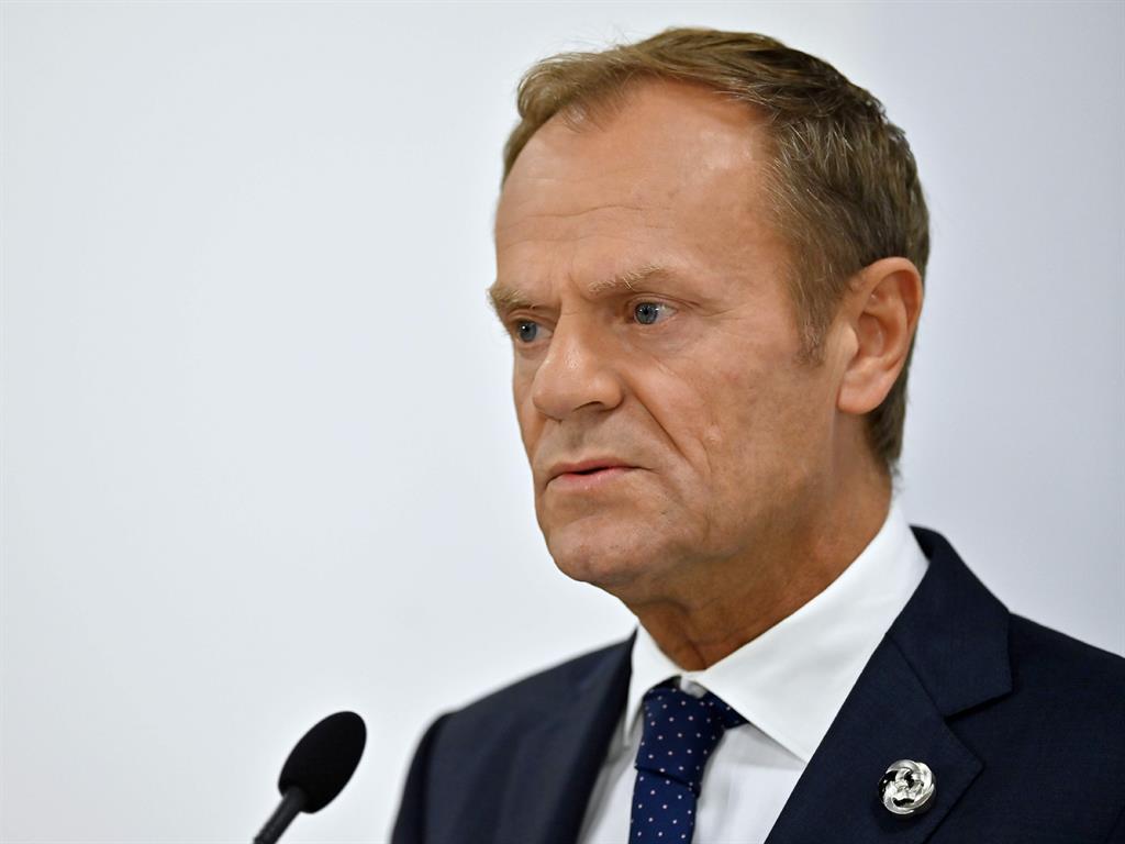 Dismissive: President of the European Council Donald Tusk PICTURE: GETTY