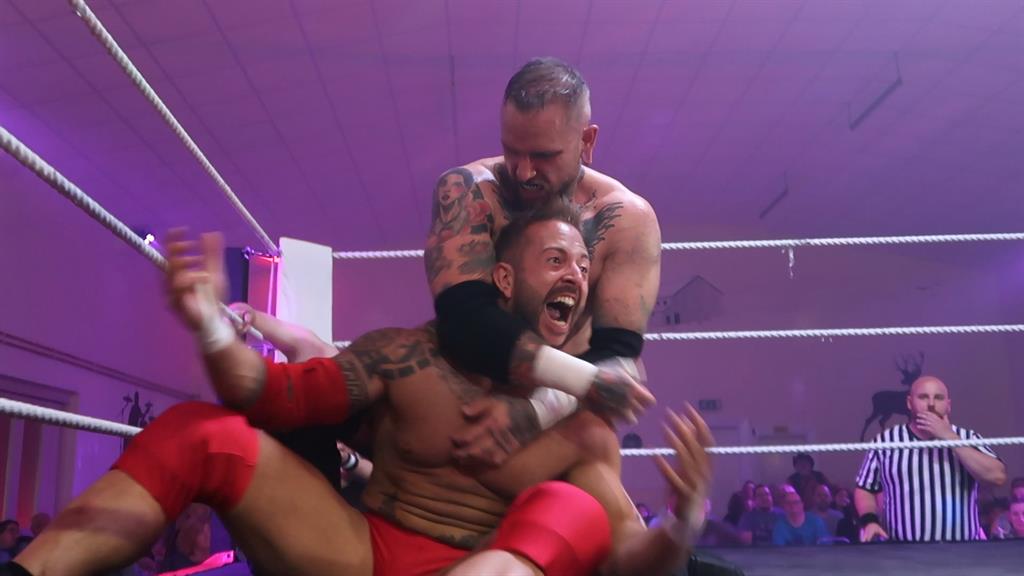 Wrestler by night: Ry Williams transforms into alter ego 'Ry The Guy' PICTURES: SWNS