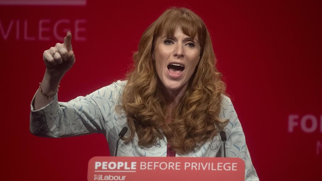 Making education fairer’ Angela Rayner makes her point in Brighton yesterday