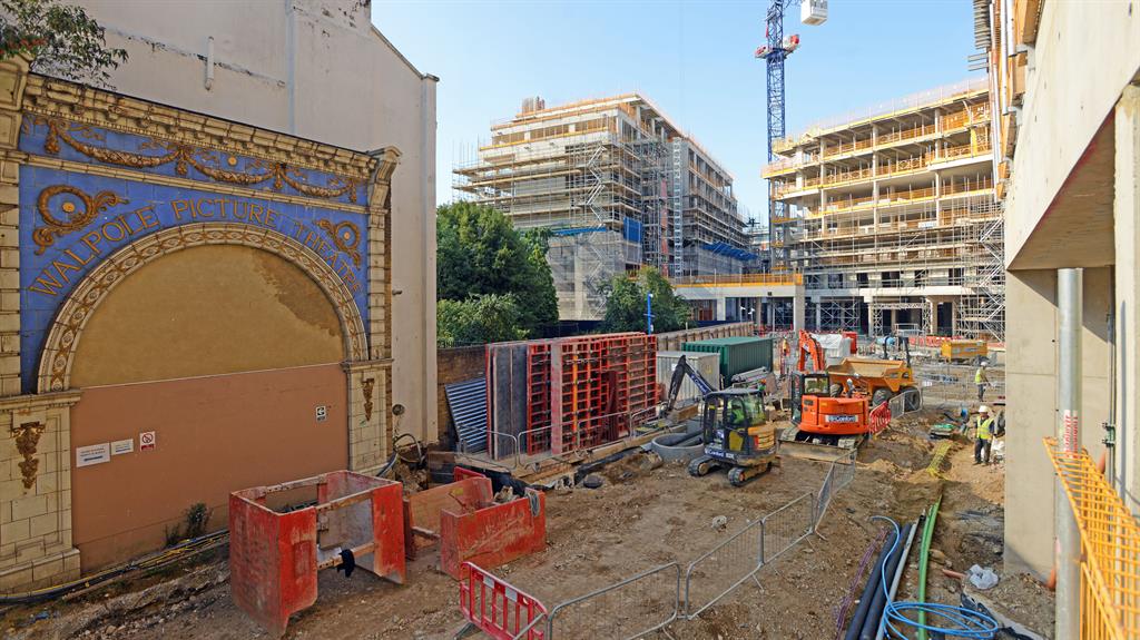 What a picture: The cinema’s preserved original façade will be redeployed at the new Filmworks