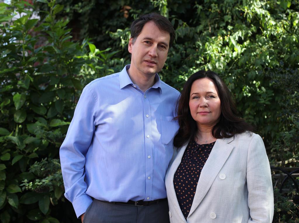 Sympathies: Nadim and Tanya Ednan-Laperouse, the parents of 15-year-old Natasha who died after eating a Pret A Manger sandwich PICTURES: PA
