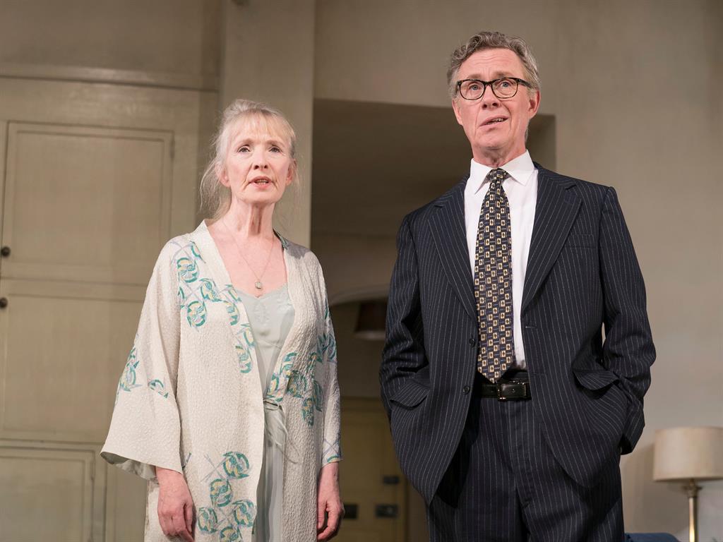 Political class: Alex and Lindsay Duncan on stage