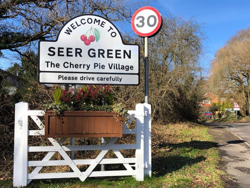 Sweet: Seer Green used to be surrounded by cherry orchards