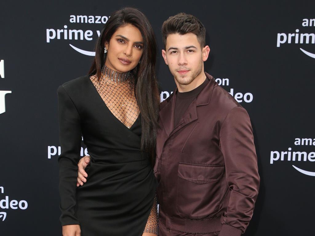 Smitten Chopra with her husband Nick Jonas
