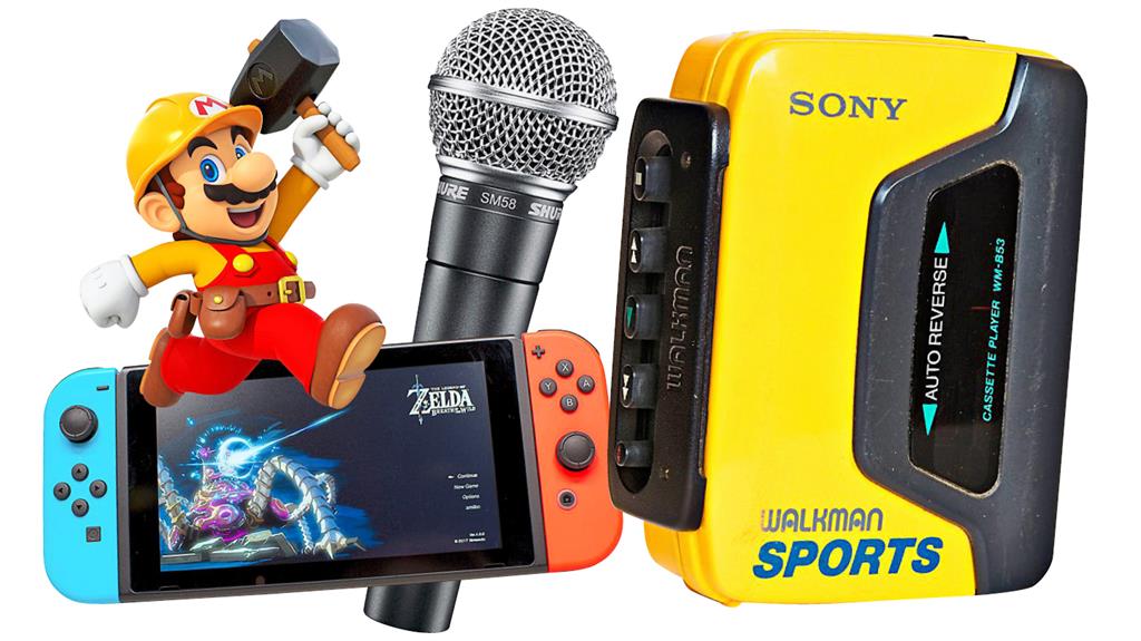 Rapper’s delight: Ranganathan showers with Sony, spits rhymes with a Shure mic and plays Super Mario Maker on Nintendo Switch