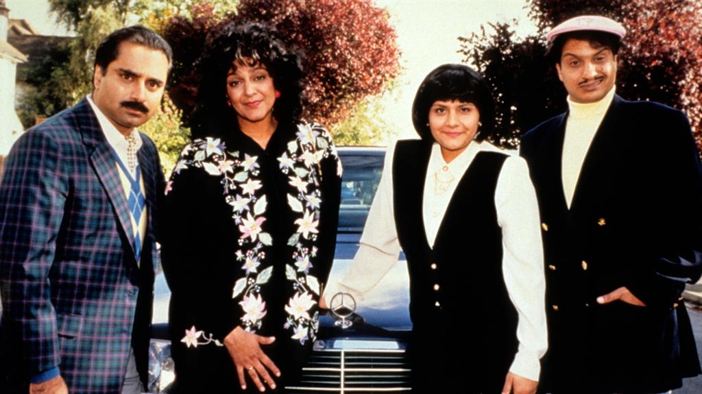 Going for an English: Meera, second left, in Goodness Gracious Me back in 1998 PICTURE: ALAMY