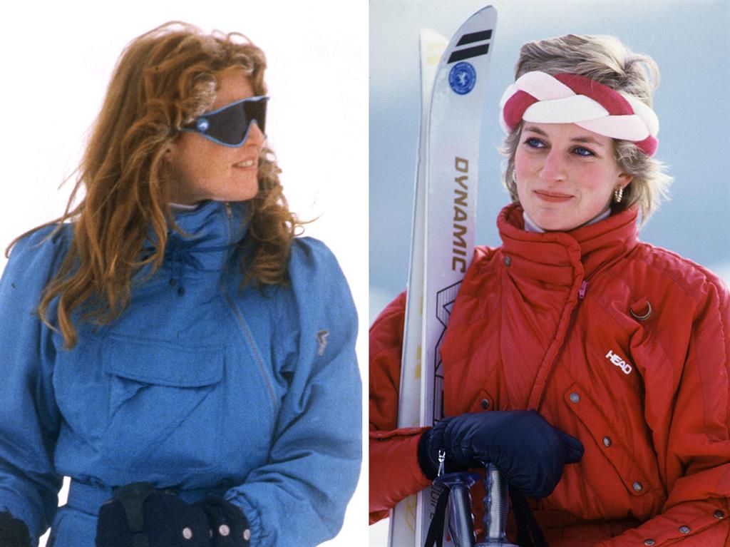 Those were the days: Fergie and Di on the slopes PICTURES: GETTY