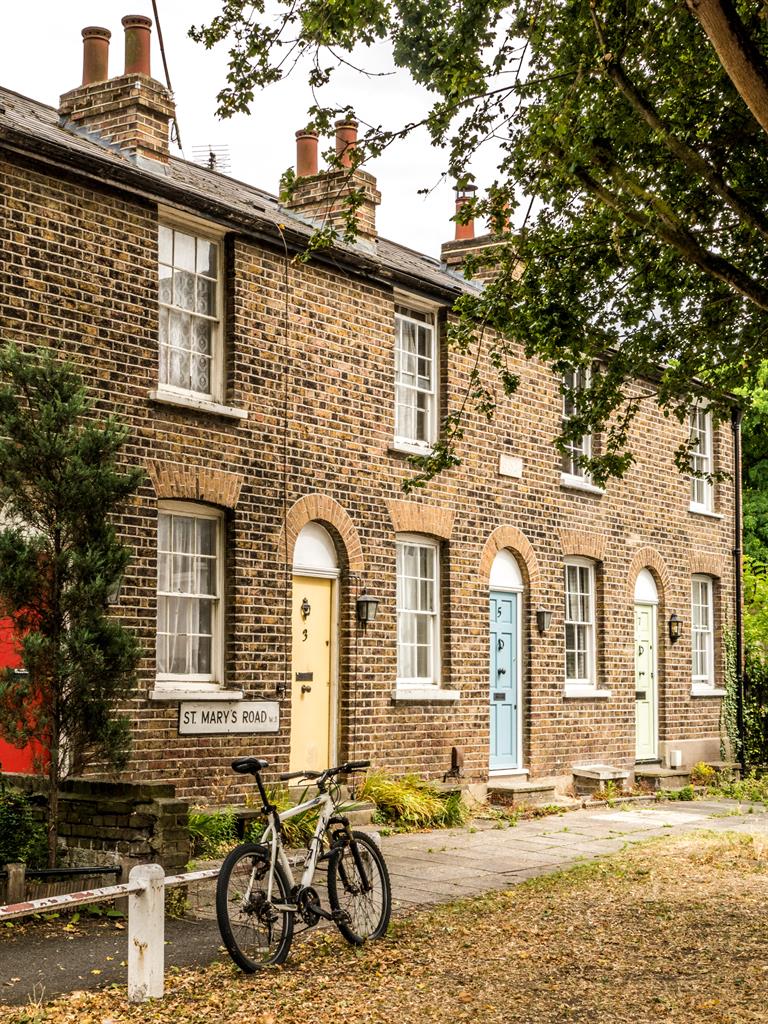 Pretty: Period terraced homes PICTURE: ALAMY