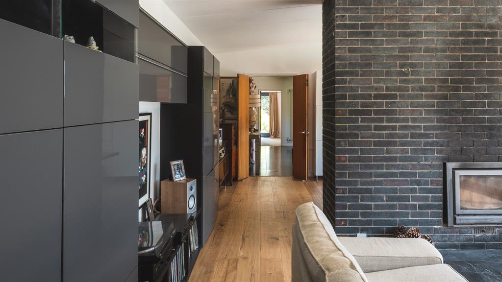 Hall good: Open-plan rooms and the glazed hallway bring in space and light