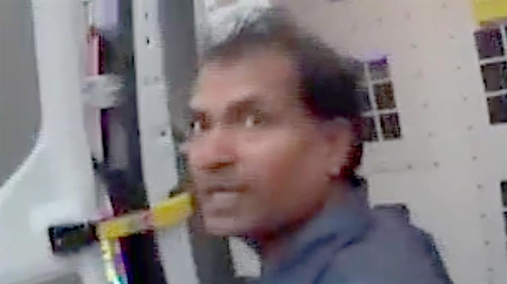 Accused: Ramanodge Unmathallegadoo allegedly shot and killed his wife Devi with a crossbow