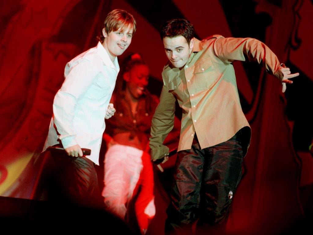 Why (aye) man? Dec was left questioning his decades-long friendship with Ant, both pictured here back in 1996 PICTURE: PA