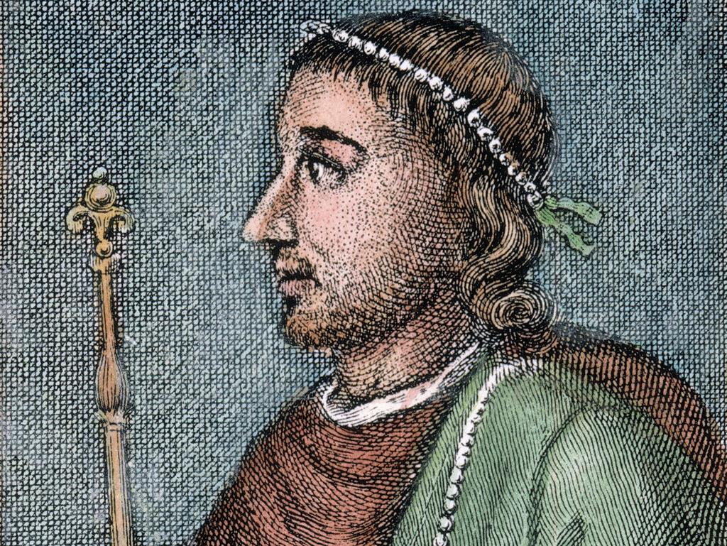 Ruler: An 18th-century engraving of Canute PICTURES: REX