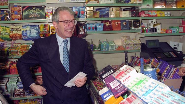 In it to win it: John Major in 1994 PICTURE: BUTLER/PA