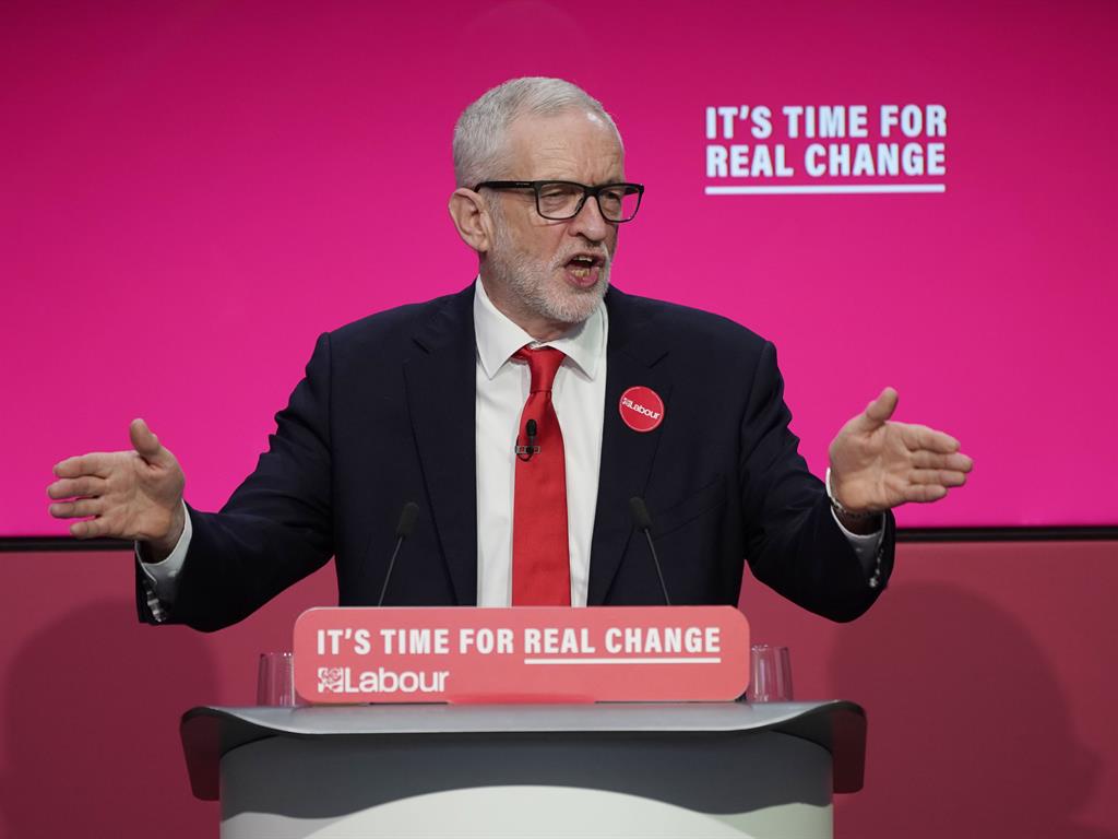 Deadline: Jeremy Corbyn pledged to 'get Brexit done' within six months PICTURES: PA