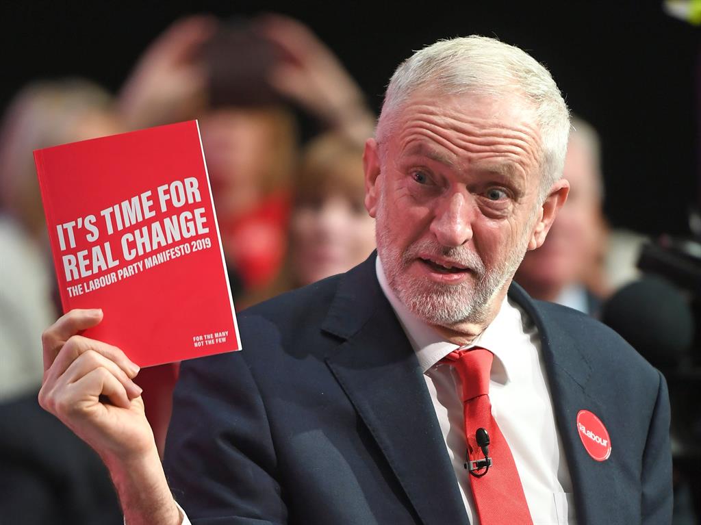 Election hopes: Corbyn has promised to take on 'vested interests' in society