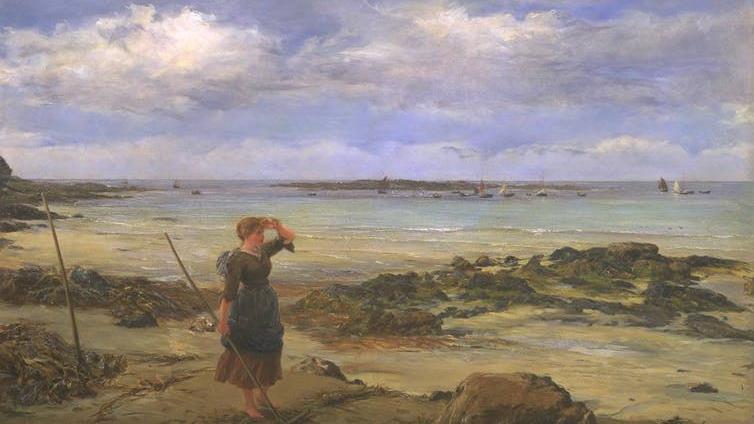 The Seaweed Raker: James Clarke Hook, 1889 PICTURE: WIKIMEDIA COMMONS