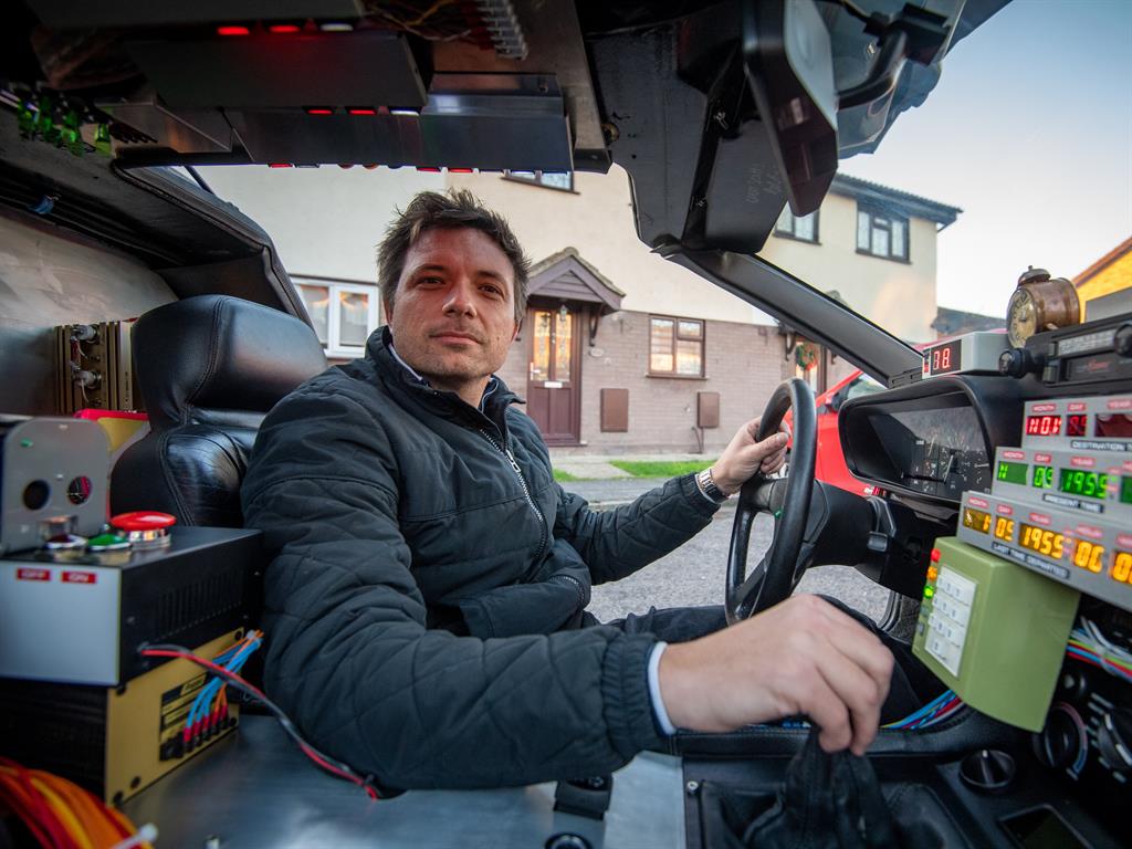 Away we go: James spent £80k on his motor