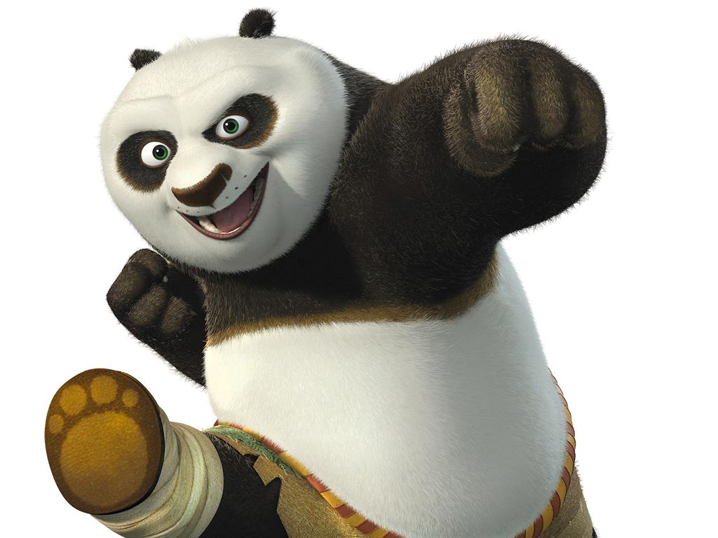 Fancy that: Whittaker dressed as Kung Fu Panda