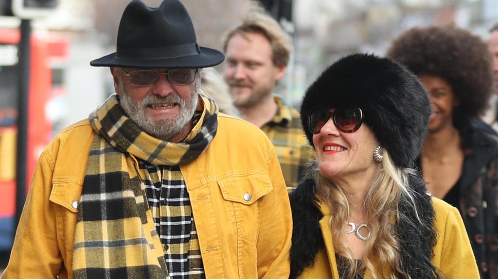 Commitment: John Eccles and partner Ann 'Pee-Wee' Chamings were tying the knot at Hastings town hall, East Sussex PICTURES: PA