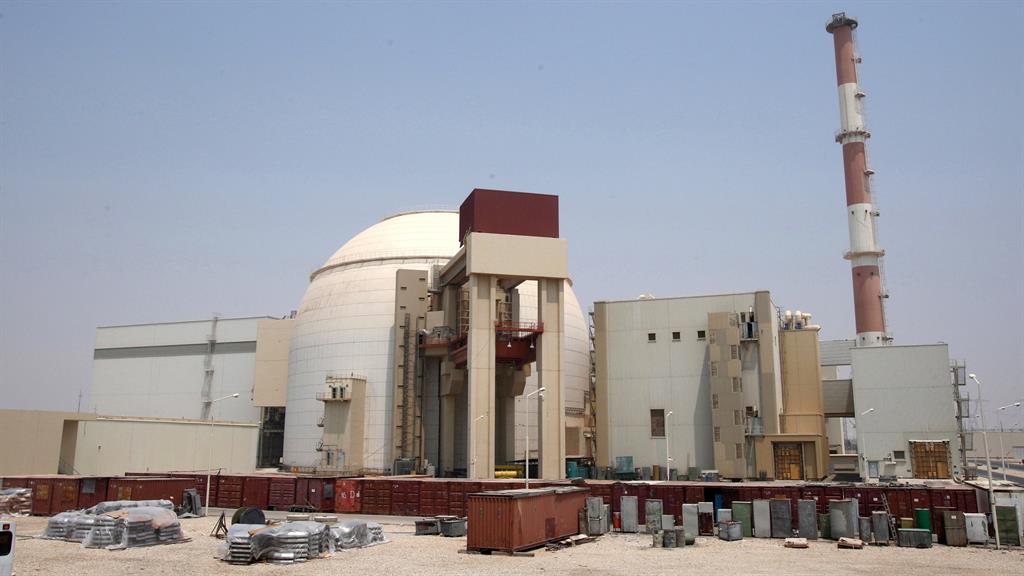 Seat of power: A general view of the Iranian nuclear plant in Bushehr, southern Iran