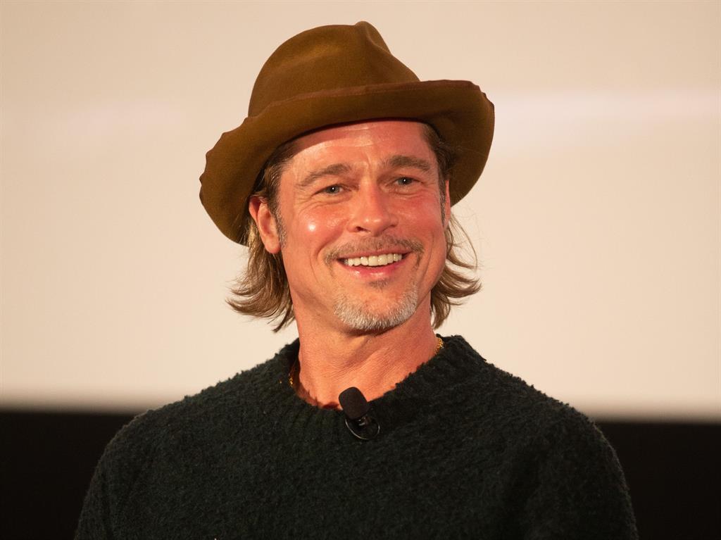 A big splash: Brad Pitt