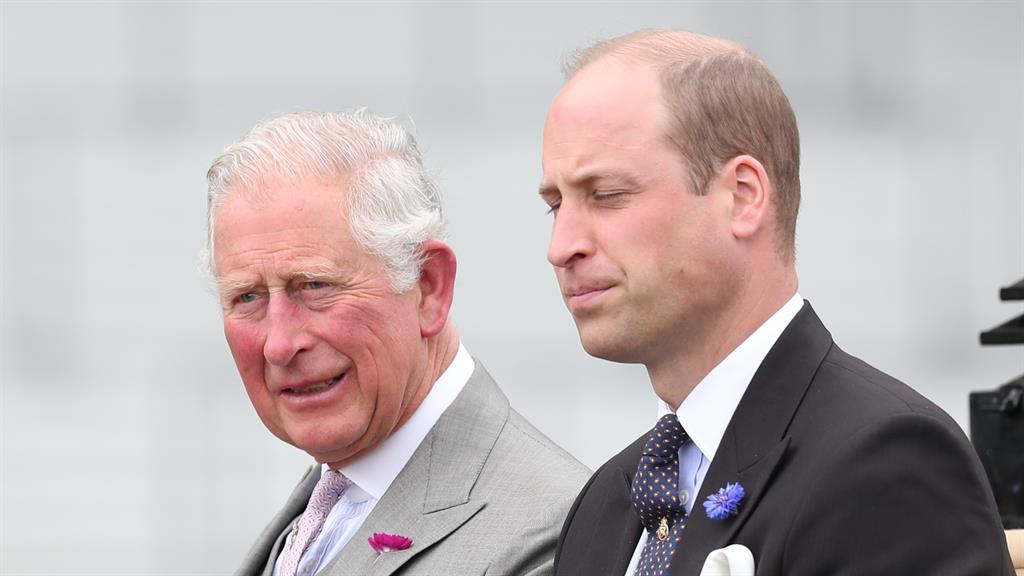 10-minute warning: Charles and William PICTURE: REX