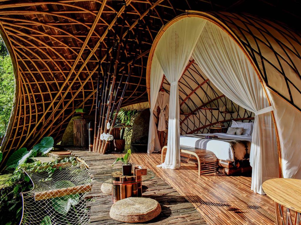 Hide and teak: Accommodation at Bambu Indah, a luxury eco hotel on Bali’s Ubud