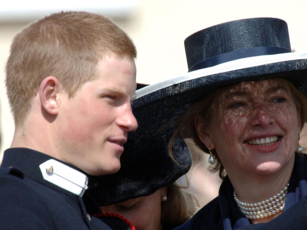 Nanny: Harry with Tiggy in 2006 PICTURE: GETTY