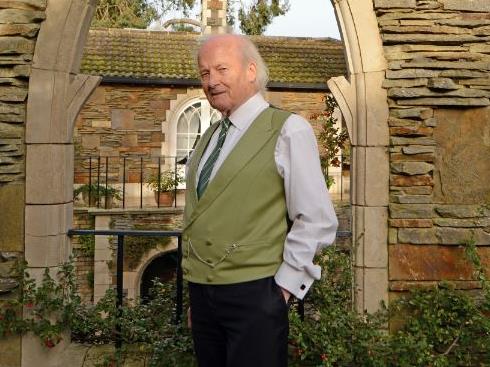 Rome from home: Property developer Trevor, right, has a passion for opulence