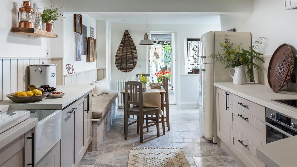 Contemporary feel: The cottage has undergone major redevelopment