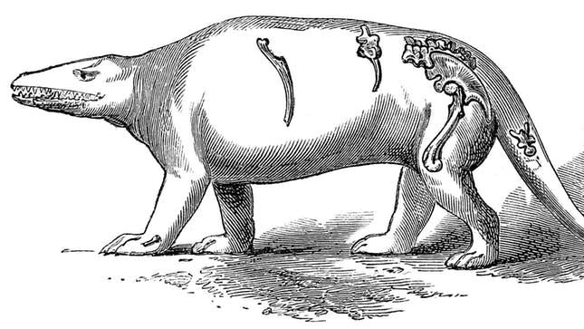 Supernatural academic abilities: Richard Owen’s reconstruction of the Megalosaurus, 1854 PICTURE: WIKIMEDIA COMMONS