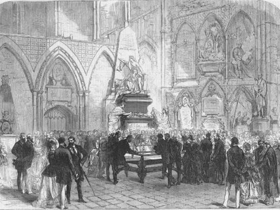 Paying respects: The Grave Of Charles Dickens, which appeared in Illustrated London News in 1870