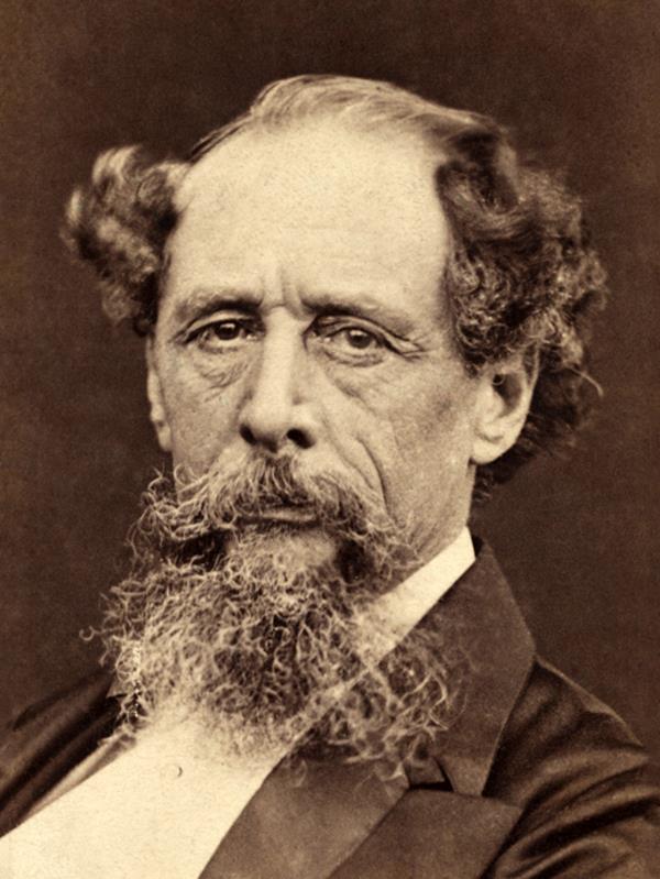 Man of letters: Photograph of Dickens from the 1860s by Robert Hindry Mason PICTURE: WIKIMEDIA/NATIONALMEDIAMUSEUM