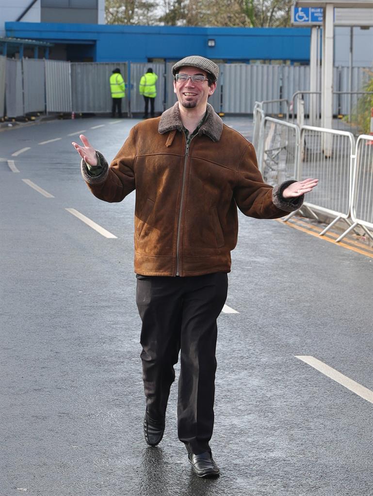 Off for a drink: Matt Raw walks free after 14 days' isolation