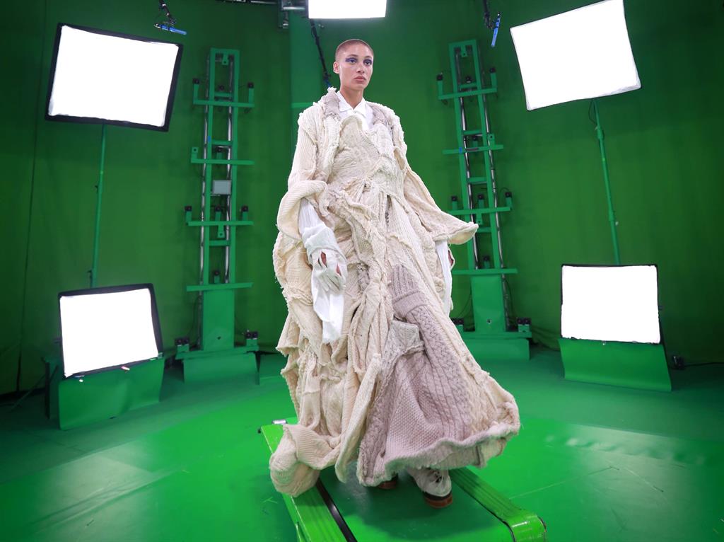 Green zone: Aboah prepares to be turned into a digital avatar