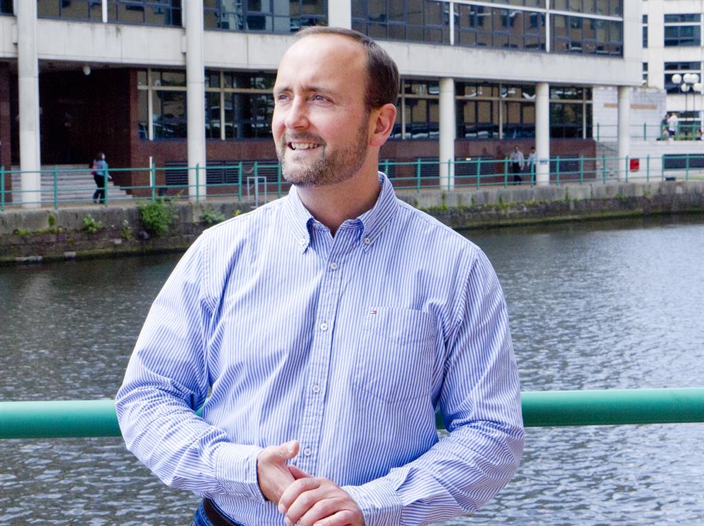 Keep in shape: Chris Griffiths says it’s important to separate your home and work life