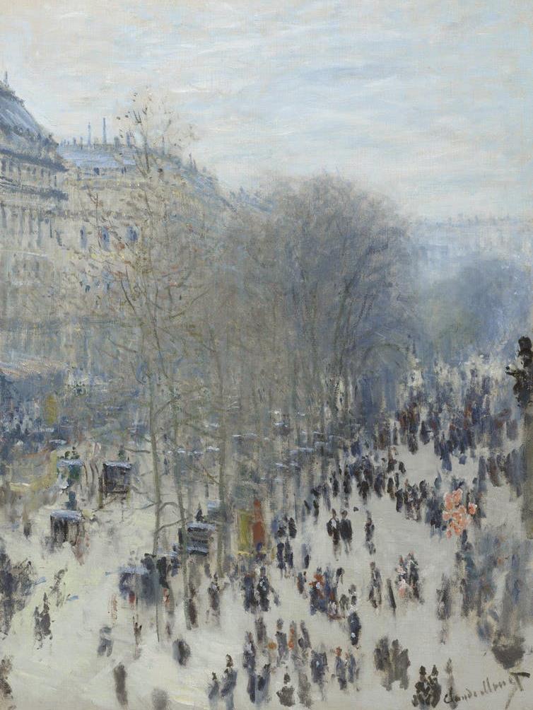 Claude Monet: Boulevard des Capucines, The Nelson-Atkins Museum of Art, Kansas City PICTURE: WIKIMEDIA COMMONS