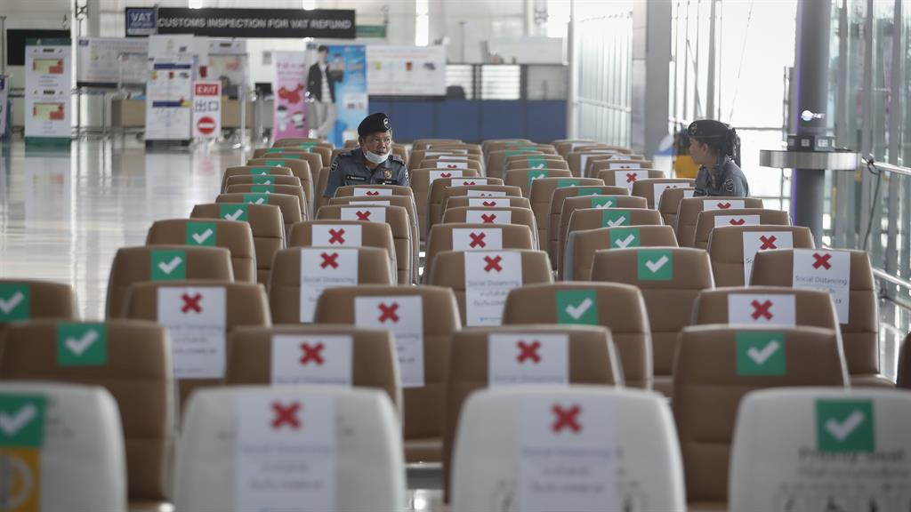 A deserted Suvarnabhumi Airport in Bangkok, Thailand, April 15, 2020 PICTURE: DIEGO AZUBEL/EPA-EFE