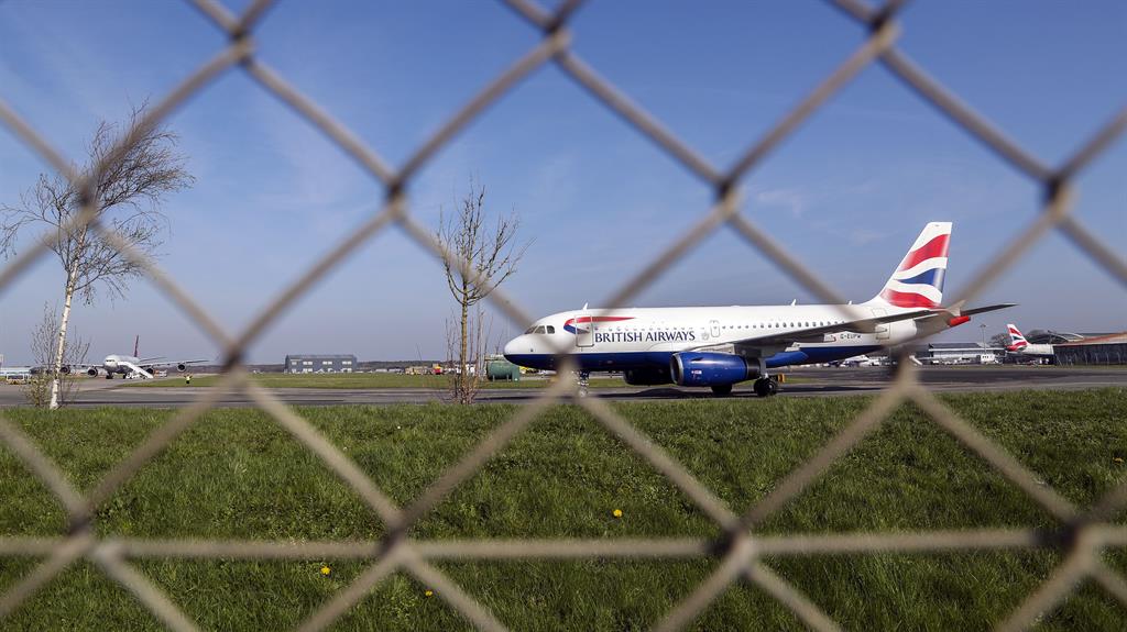 A grounded BA plane PICTURE: STEVE PARSONS/PA WIRE/PA IMAGES