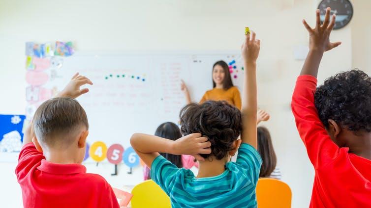 Teachers asking questions: They want to gauge the understanding of the whole class PICTURE: WEEDIZIGN/SHUTTERSTOCK