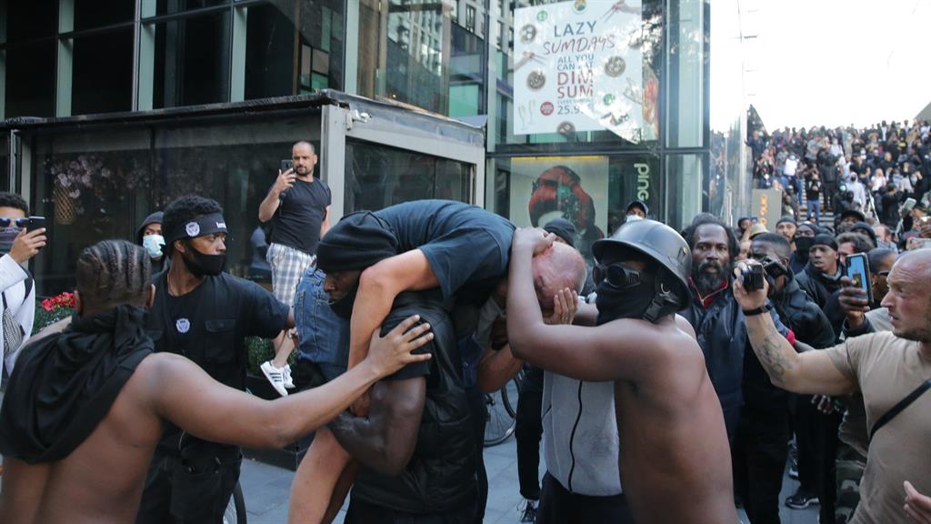 Black Lives Matter supporter: 'We stopped somebody from being killed'