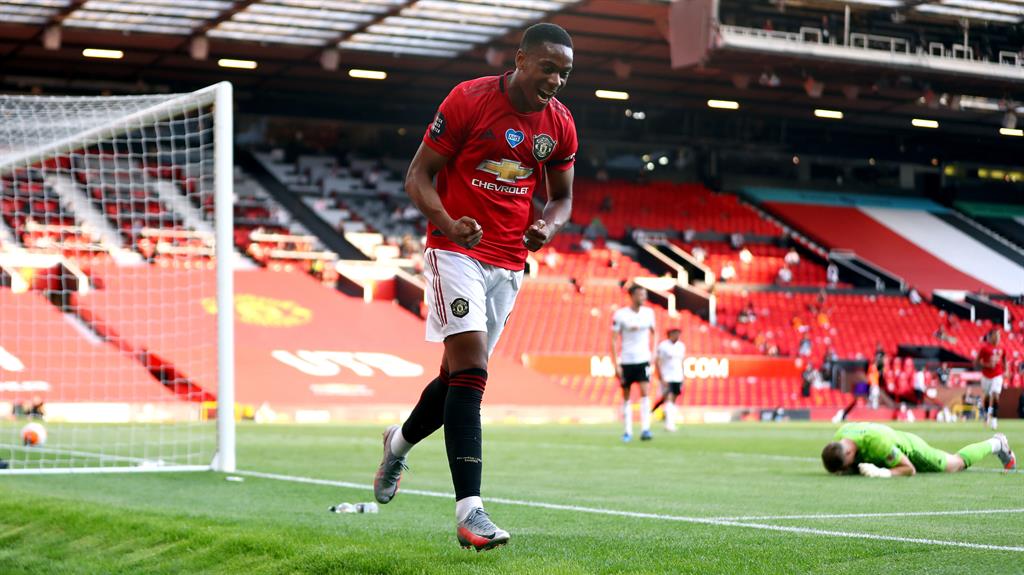 Martial scores Man Utd's first Premier League hat-trick in seven years