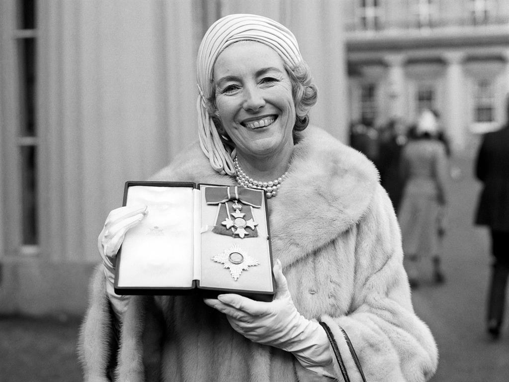 Honours: Dame Vera after being invested Commander of the British Empire in 1975