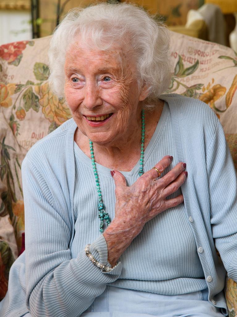 Centenarian: Dame Vera in 2017
