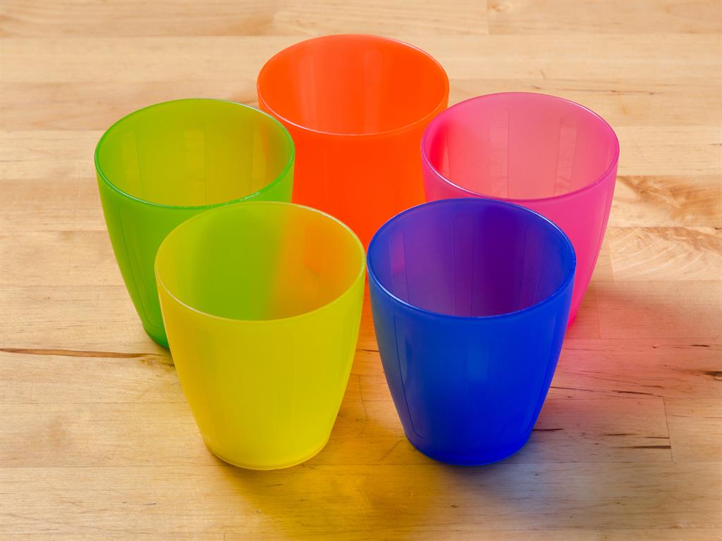 Nifty: Different coloured cups helps with safety