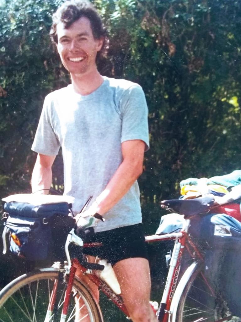 Inspiration: He grew up with stories of a cycling trip across Canada by his dad, Tom
